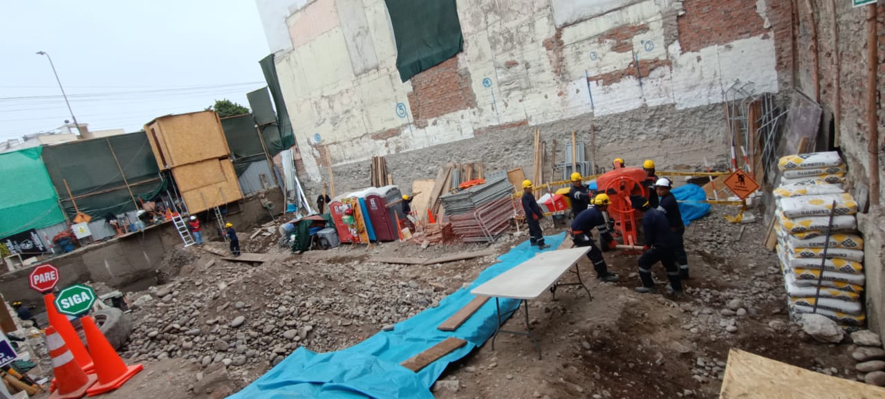 Preparación de obra